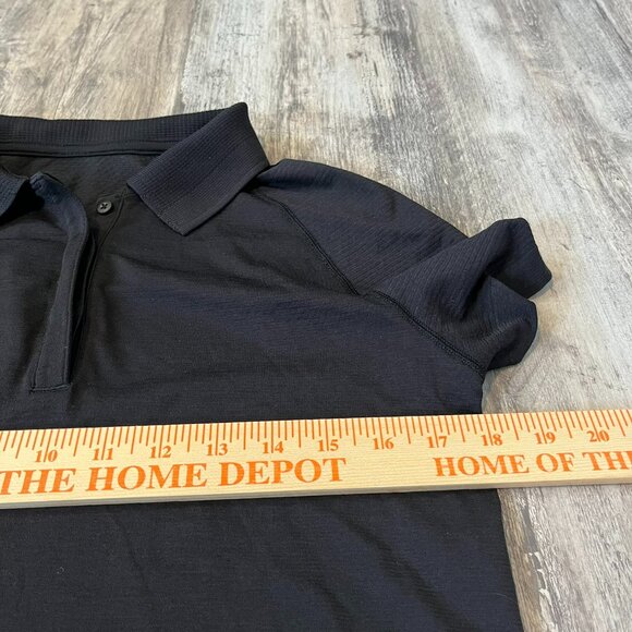 Lululemon Swiftly Tech Short-Sleeve Polo Shirt, Black, Size 10 - Picture 10 of 12